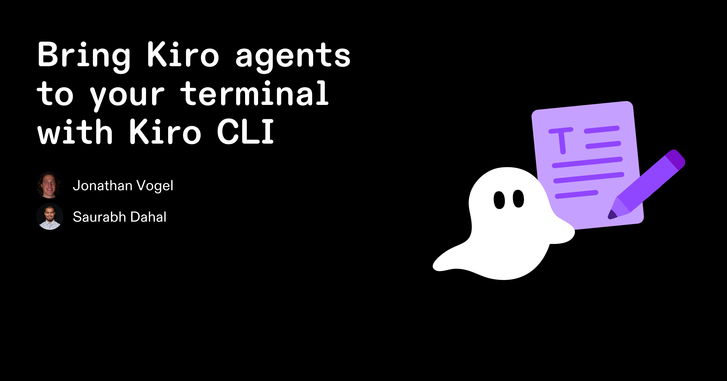Bring Kiro agents to your terminal with Kiro CLI - Kiro