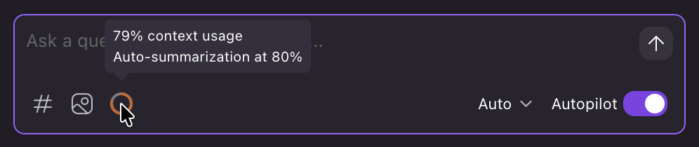 Kiro Context Usage Meter