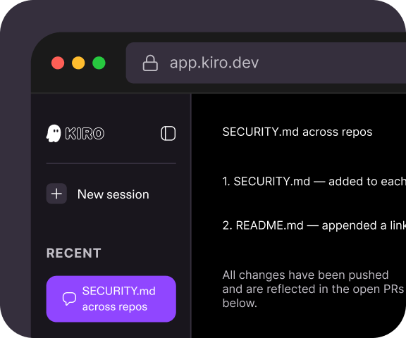 Kiro Web